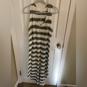 Gap striped maxi dress.